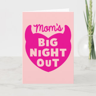 Mammor big NIGHT OUT Helgkort