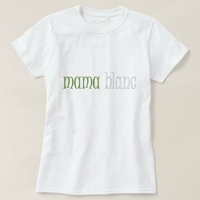 Mammor Blanc T-shirt (Design framsida)