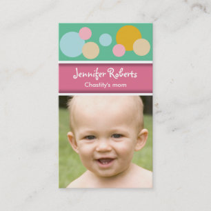 Mammor Card färgrikt pricker