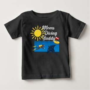 Mammor Diving Buddy Design - Baby Bra Jersey T-Shi T Shirt