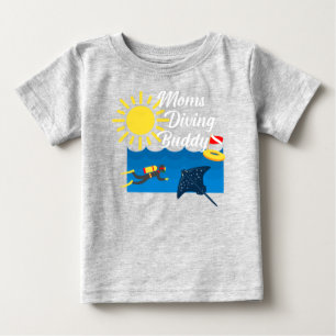 Mammor Diving Buddy Design - Baby Bra Jersey T-Shi T Shirt