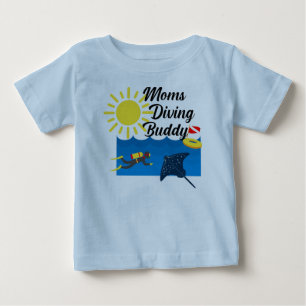 Mammor Diving Buddy Design - Baby Bra Jersey T-Shi T Shirt