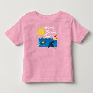 Mammor Diving Buddy Design - Småbarn Bra Jersey T- T Shirt