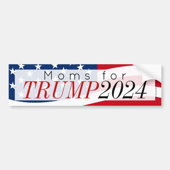 Mammor för Donald Trump Bumper Sticker Bildekal (Framsidan)
