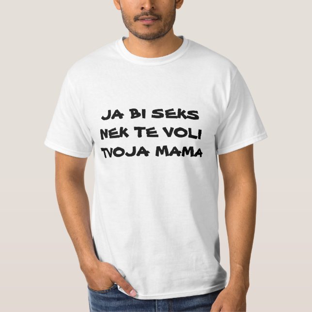 MAMMOR FÖR JA-BI SEKS NEK TE VOLI TVOJA TRÖJA (Framsida)