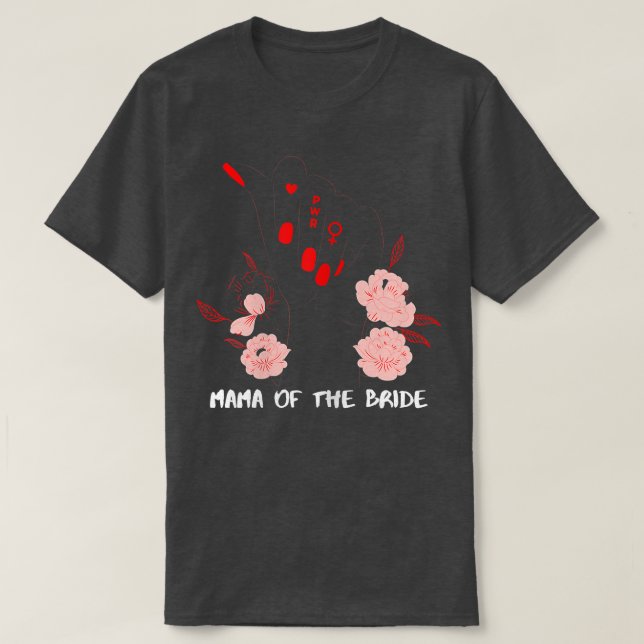 Mammor för kvinnor i Bride 667 T Shirt (Design framsida)
