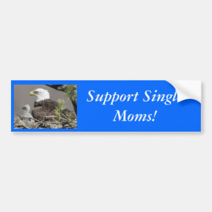 Mammor för örnservicesingel! bildekal