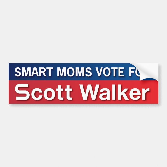 Mammor för Scott Walker Bildekal (Framsidan)