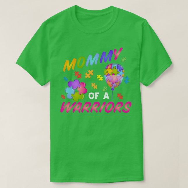 Mammor för uppmärksamhetsdagen för autism t shirt (Design framsida)