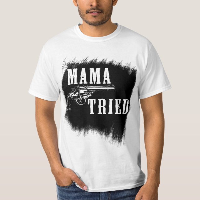 Mammor försökte skjortan för utslagsplatsen för tee shirt (Framsida)