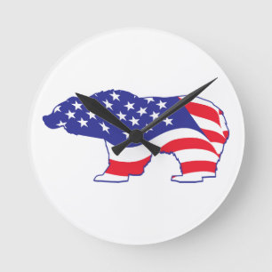 Mammor Grizzlie - Grizzlybjörnen tar tid på Rund Klocka