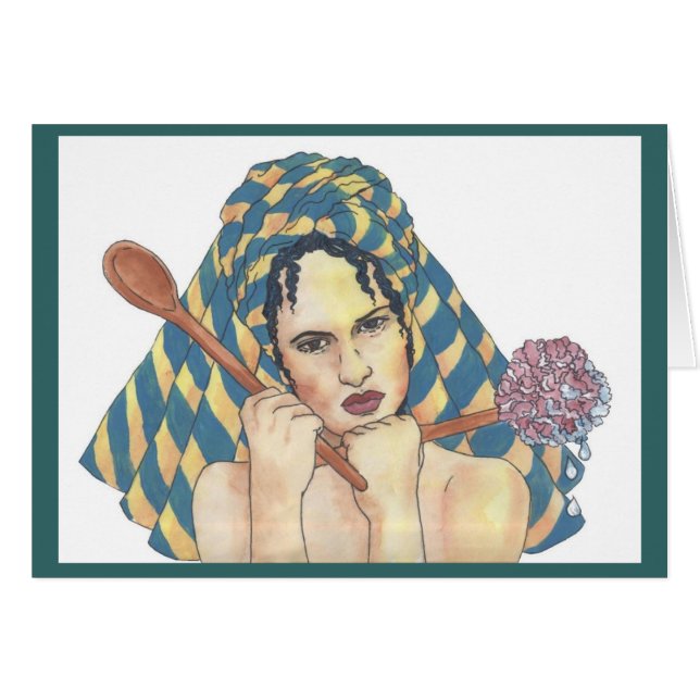 Mammor Hälsningskort (Framsidan Horizontal)