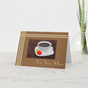 Mammor kaffe för dag kort