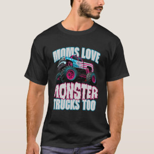 Mammor Kärlek Monster Lastbilar för att klassa Mor T Shirt