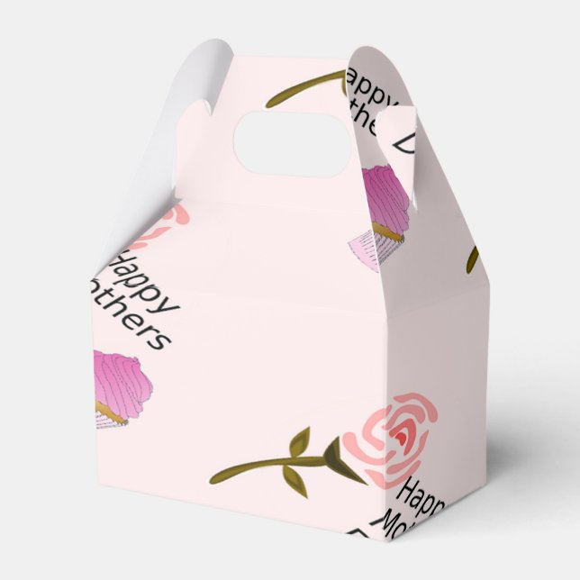 Mammor kopp tårta rosa presentaskar (Framsidan Sidan)