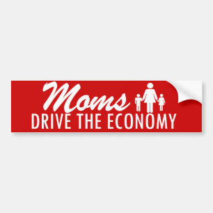 Mammor kör ekonomin bildekal