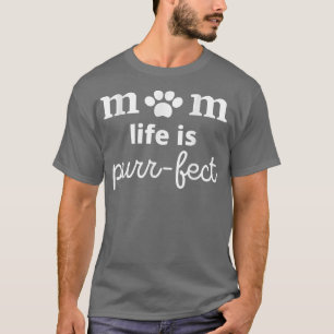Mammor liv är en rolig kattbild från mamma kärlek  t shirt