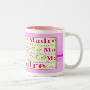 Mammor/Mamacita Två-Tonar rosa- & gröntmuggen Två-Tonad Mugg