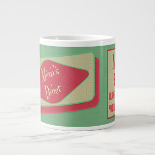 Mammor Middag 1950-talets utformning Jumbo Mugg