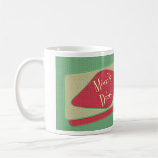Mammor Middag 1950-talets utformning Kaffemugg