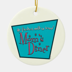 Mammor Middag: Amning Julgransprydnad Keramik
