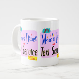 Mammor Middag och Taxi Service Retro Say Jumbo Mugg