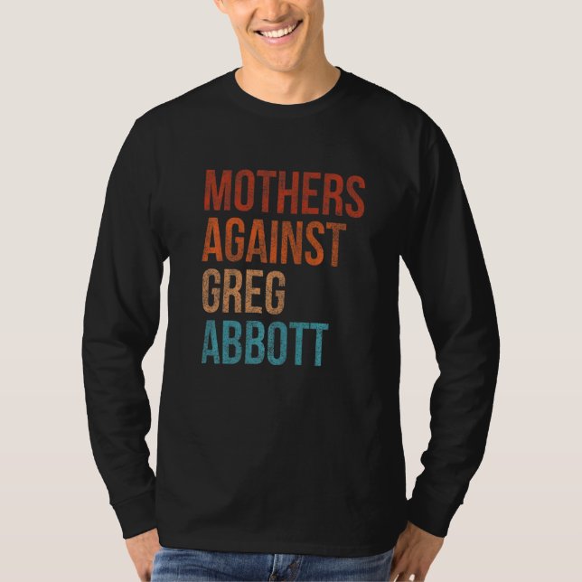 Mammor mot Greg Abbott Texas Anti Abbott Vint T Shirt (Framsida)