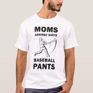 Mammor mot vit Baseball byxor - funny Baseball - T Shirt