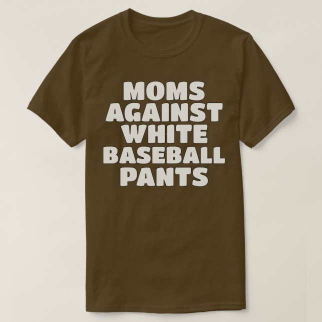 Mammor mot Vita Byxor säsong Mamma T Shirt (Design framsida)