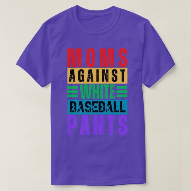 Mammor mot White Baseball Byxor 11 T Shirt (Design framsida)