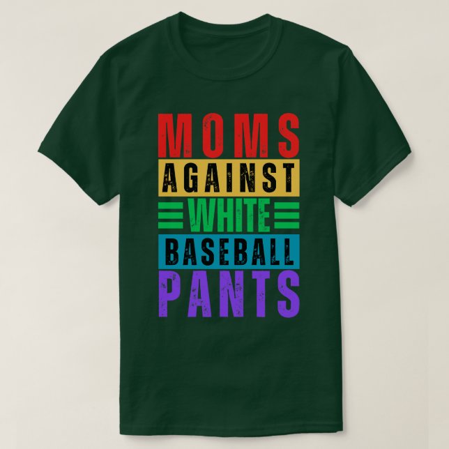Mammor mot White Baseball Byxor 13 T Shirt (Design framsida)