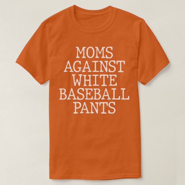 Mammor mot White Baseball Byxor 2 T Shirt (Design framsida)