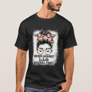Mammor mot White Baseball Byxor T Shirt