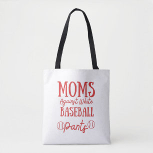 Mammor Mot White baseball Byxor Tygkasse