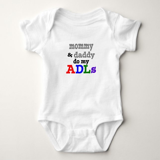 mammor & pappan gör min bodysuit för adls OT Tee (Framsida)