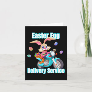 Mammor Pappor Påskägg Delivery Service Bunny Motor Kort