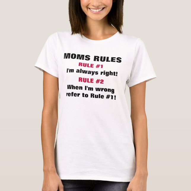 MAMMOR REGLER T SHIRT (Framsida)