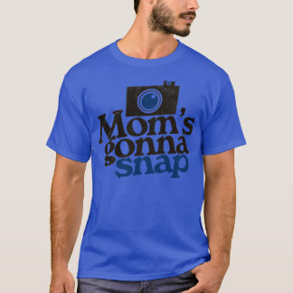 Mammor ska fästa fotografen mamma t shirt