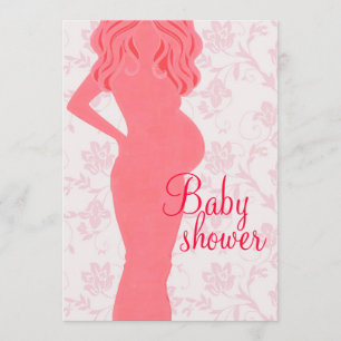 Mammor som är baby showerinbjudan inbjudningar