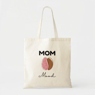Mammör Stämning Kaffe Hjärna Minimalistisk Design Tygkasse