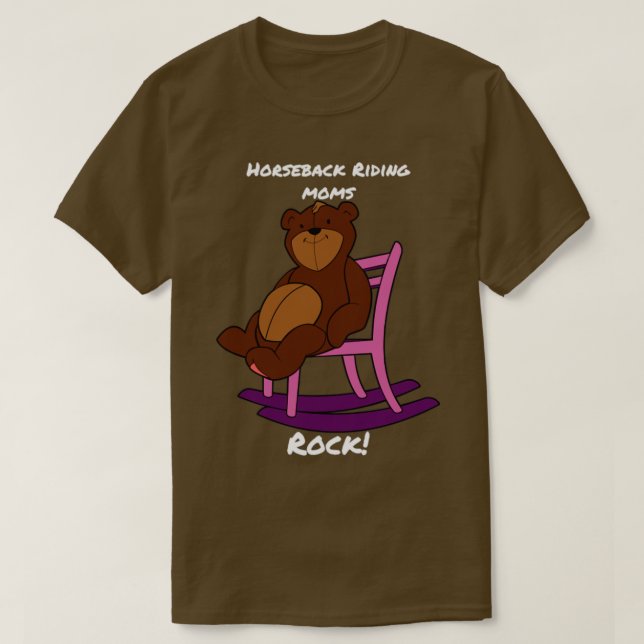  Mammor Sten Björn i Lila och Rosa T Shirt (Design framsida)