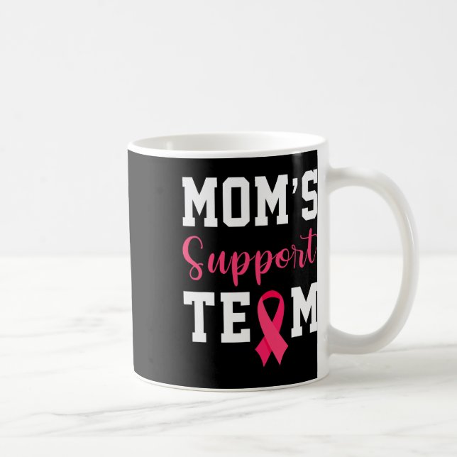 Mammor Support Team Survivor Breast Cancer Awarene Kaffemugg (Höger)