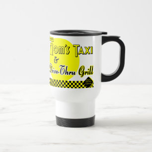 Mammor Taxi och "Drive-Thru Grill Coffee" Resemugg