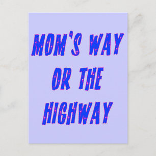 Mammor Way eller Highway Say Vykort