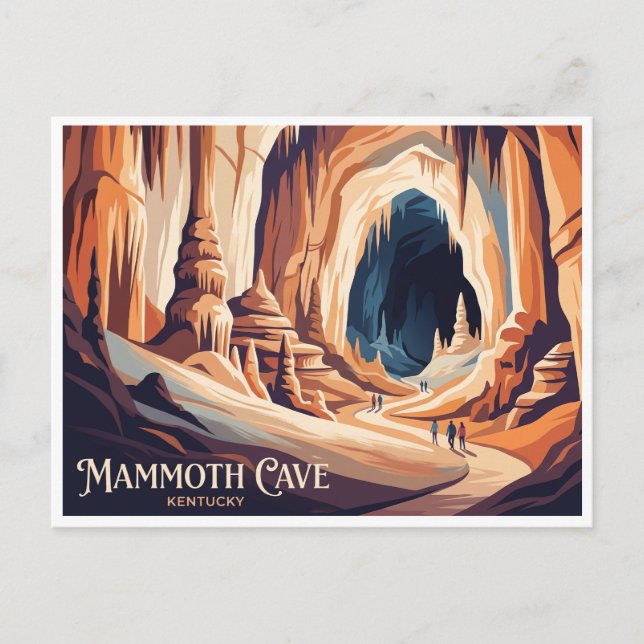 Mammoth Cave Kentucky Vykort (Framsida)