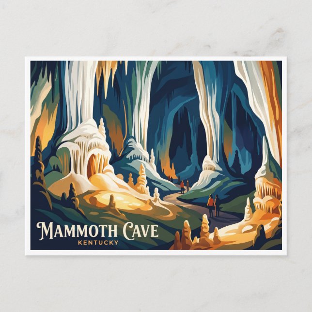 Mammoth Cave Kentucky Vykort (Framsida)