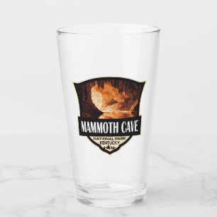 Mammoth Cave National Park Illustration Retro Art Glaskopp