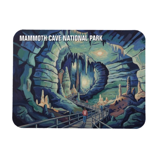 Mammoth Cave National Park landskap Magnet (Horisontell)