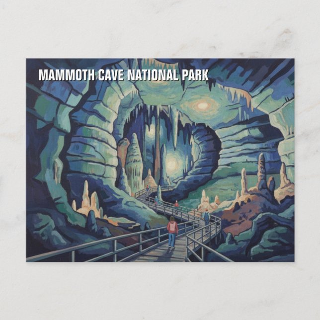 Mammoth Cave National Park landskap Vykort (Framsida)