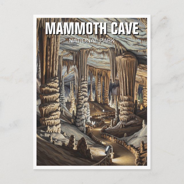 Mammoth Cave National Park Travel Vykort (Framsida)